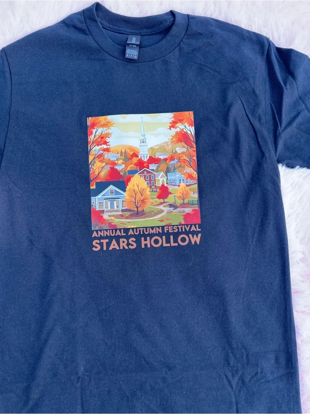 Stars Hollow Annual Autumn Festival Black Graphic Tee - DTF - S0042C